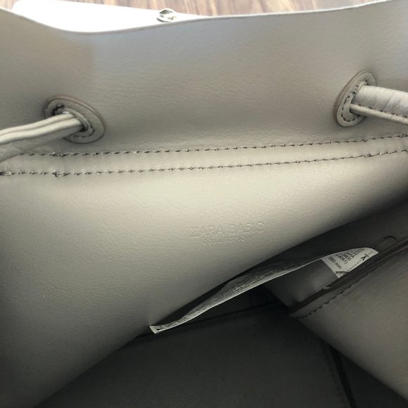 Zara taupe backpack - Picture 3 of 6